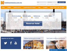 Tablet Screenshot of hotelesenmexico.com.mx